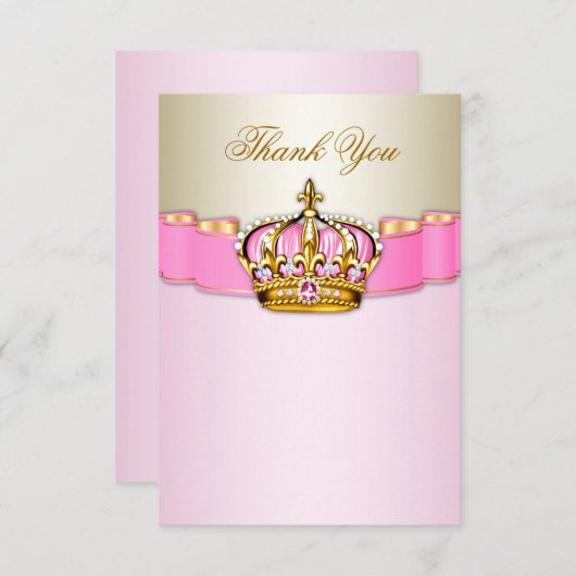 Princesse Merci Cartes (Devant / Derrière)