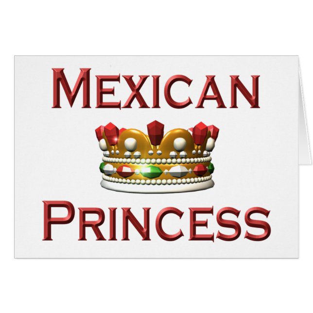 Princesse mexicaine (Devant horizontal)