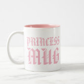 Princesse mug | Fun Humour Slogan Girl Kids Mug (Gauche)