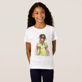 Princesse noire et le T-shirt de filles de (Devant entier)