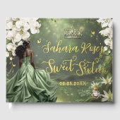 Princesse noire et sage vert robe douce 16 ans (Recto)