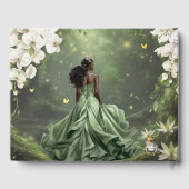 Princesse noire et sage vert robe douce 16 ans (Verso)