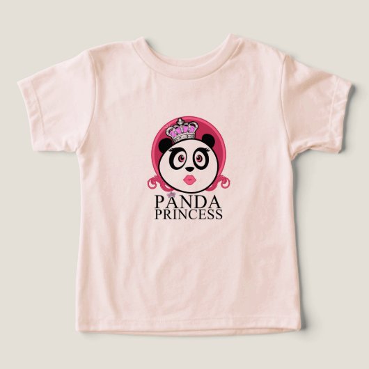 Princesse Panda Mignonne Reine Panda (Design Recto)