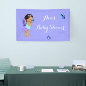 Princesse Papillon Bébé Fille Bannière Lavande Vio (Salon professionnel)