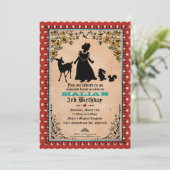 Princesse Party Invitation (Debout devant)