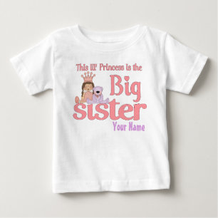 Princesse Personalized T-Shirt de grande soeur