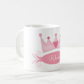 Princesse personnalisée Kids Mug (Devant gauche)