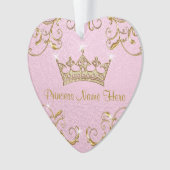Princesse personnalisée Ornaments Double Sided (devant)