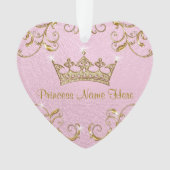 Princesse personnalisée Ornaments Double Sided (devant)