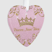 Princesse personnalisée Ornaments Double Sided (devant)