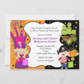 Princesse Pirate Halloween Invitations d'anniversa (Devant)