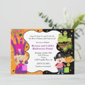 Princesse Pirate Halloween Invitations d'anniversa (Debout devant)