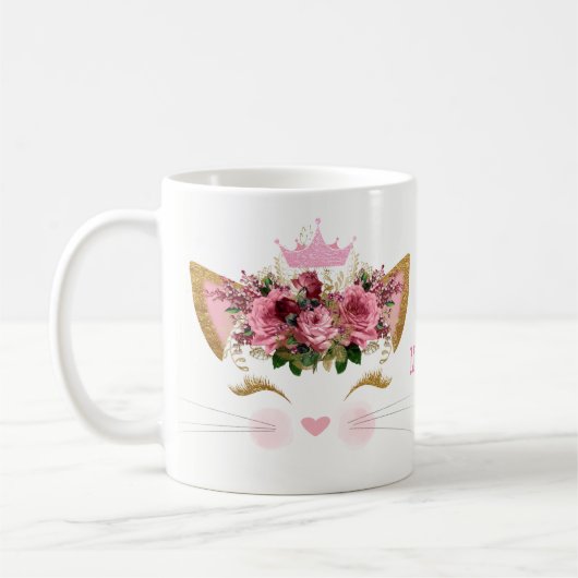 Princesse rose Kitty Mug (Gauche)