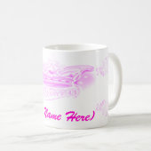 Princesse rose personnalisée - tasse (Devant droit)