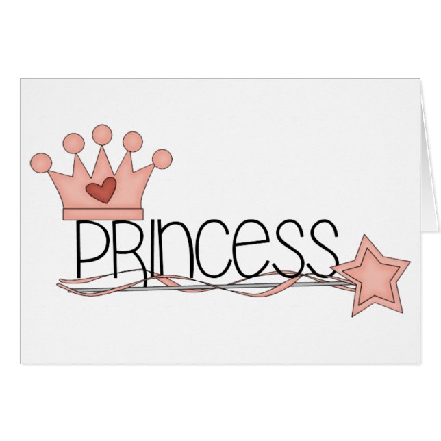 Princesse rose · Princesse Wordart (Devant horizontal)