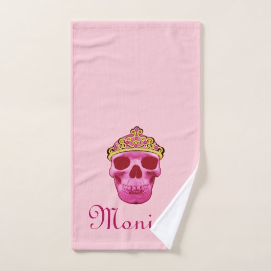 Princesse rose Skull Skeleton (Serviette à main)