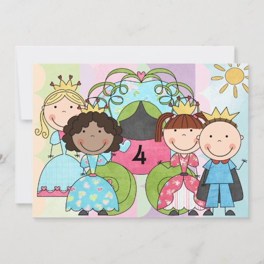 Princesse royale Celebration Birthday Invitation (Devant)