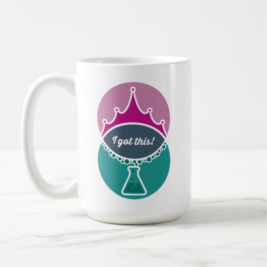 Princesse scientifique (Muted) Mug (Gauche)