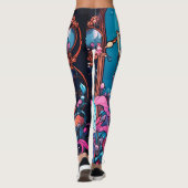 Princesse sirène Steampunk sur Legging ajusté pers (Dos)