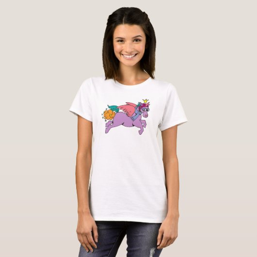 Princesse SparkleFarts T-shirt avec le site Web (Devant entier)