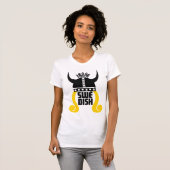 Princesse Suédoise Drôle Dames Détruite T-shirt (Devant entier)