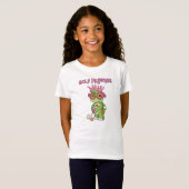 Princesse T-shirts et cadeaux de golf de tortue (Devant entier)