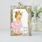 Princesse Tutu Baby shower Merci (Debout devant)