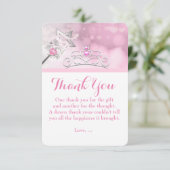 Princesse Wand & Crown Carte de remerciements d'an (Debout devant)