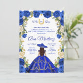 Princesse White Marine Roses Charra 15 Invitation (Debout devant)