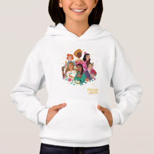 Princesses du Ciel™ Sweat à capuche pour filles Fl