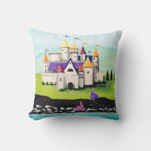 Princesses en Sierkussen met kasteel