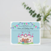 Princesses et Chevaliers Invitations de fête d'ann (Debout devant)