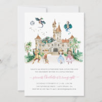 Princesses, Knachten en Dragons Fairy Tale Birthda