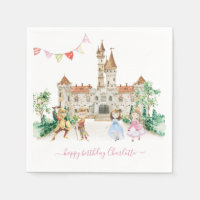 Princesses, Knachten en Dragons Fairy Tale Birthda