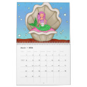 Princesses, licornes et sirènes Calendrier 2025 (Mar 2026)