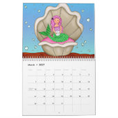 Princesses, licornes et sirènes Calendrier 2025 (Mar 2027)