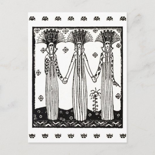 Princesses op het Castle Soria Moria Briefkaart (Voorkant)