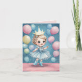 Princess's Enchanted Birthday Celebrate Kaart (Voorkant)