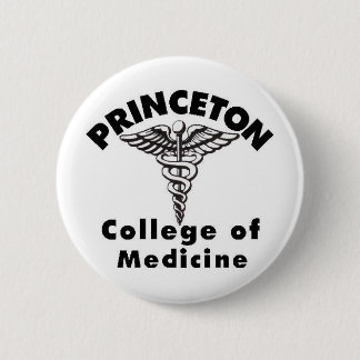 Princeton College voor Geneeskunde Ronde Button 5,7 Cm