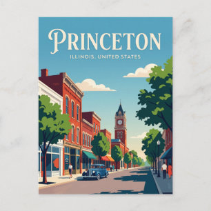 Princeton Illinois Briefkaart