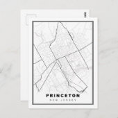 Princeton Map Briefkaart (Voorkant / Achterkant)