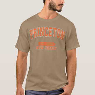 Princeton New Jersey Settled 1696 Vintage Arched O T-shirt