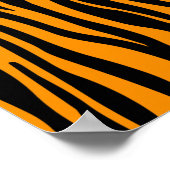 Princeton Oranje Zebra Print (Hoek)