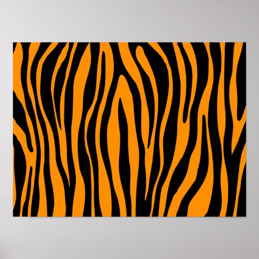 Princeton Oranje Zebra Print (Voorkant)