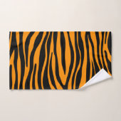Princeton Oranje Zebra Print Bad Handdoek (Handdoek)