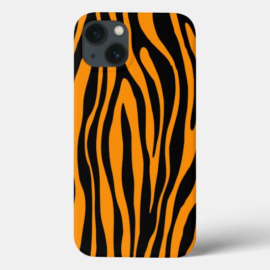 Princeton Oranje Zebra Print Case-Mate iPhone Case (Achterkant)