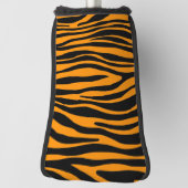 Princeton Oranje Zebra Print Golfheadcover (Draai 90)