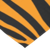 Princeton Oranje Zebra Print Tafelkleed (Gekanteld)
