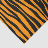 Princeton Oranje Zebra Print Tissuepapier (Detail)
