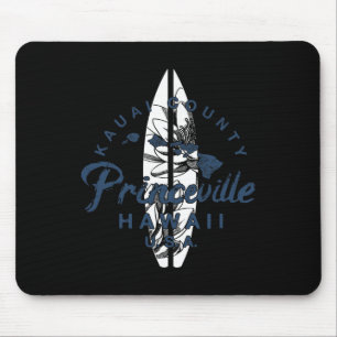 Princeville Kauai Hawaiaanse surfen vintage Hawaï Muismat